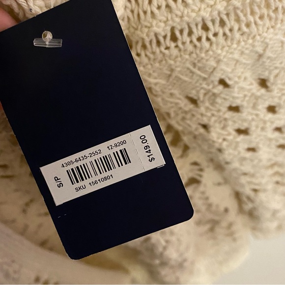 Lucky Brand Open Front Crochet Cardigan - Size S - Picture 4 of 5